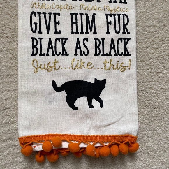 NWOT! Spirit Halloween Hocus Pocus Spell with Binx Dishtowel - Picture 4 of 8
